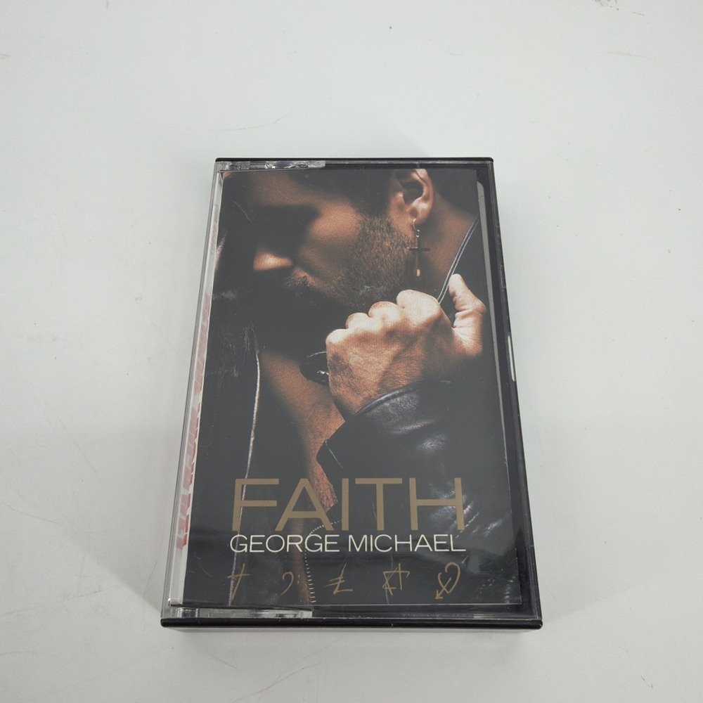 George Michael Faith Cassette Columbia Records Monkey Father Figure Vintage 1987